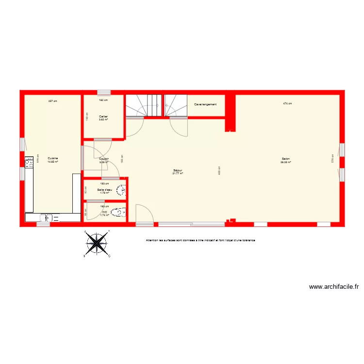 BI 4513 cot&eacute;. Plan de 