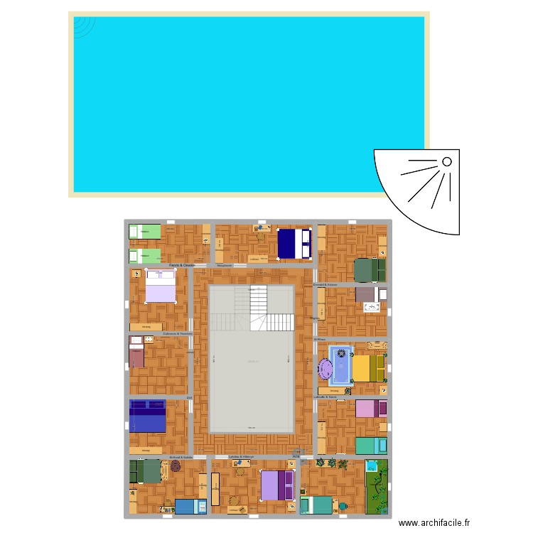Guilde. Plan de 0 pièce et 0 m2