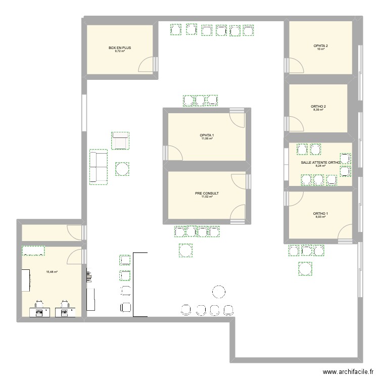 SOISSONS 2.0. Plan de 8 pièces et 83 m2