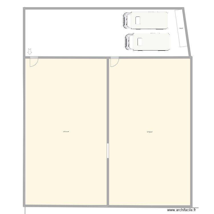 Rest'o Truck NF. Plan de 2 pièces et 435 m2