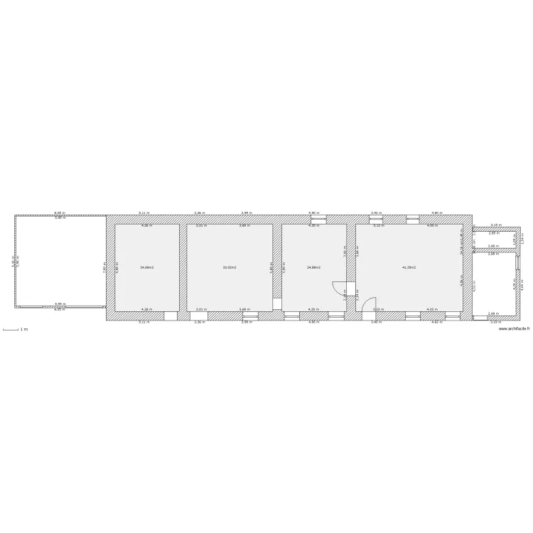 maison de la Doué. Plan de maison de la Doué. Plan de