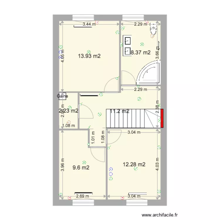 Oznur ETAGE ISOLATION 081015. Plan de 