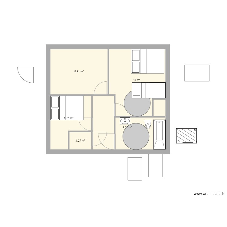 MONET2. Plan de 0 pièce et 0 m2