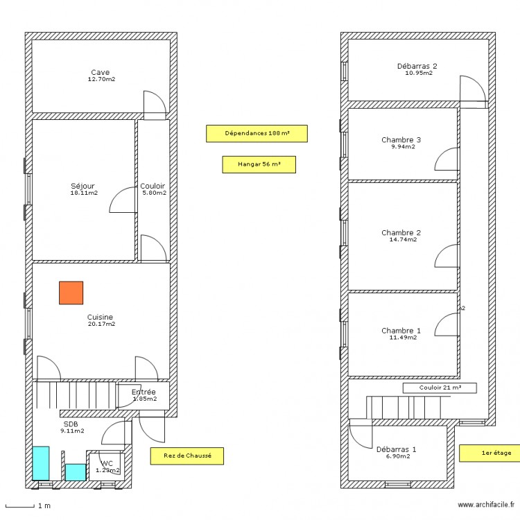 CYVOCT. Plan de 0 pièce et 0 m2