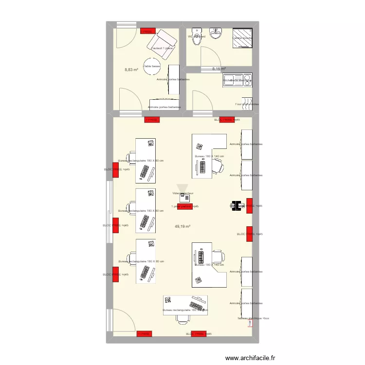 boissardiere. Plan de 