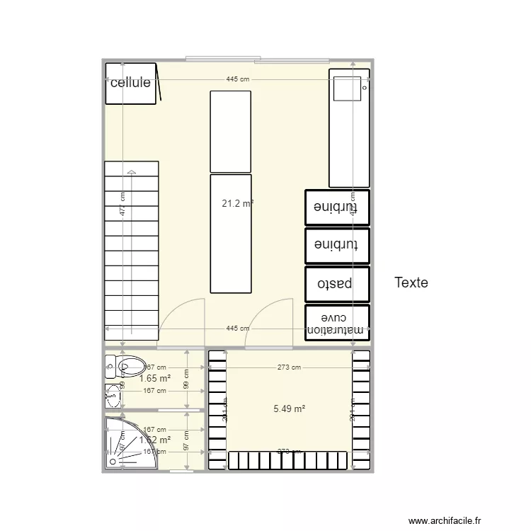 glacier stephane. Plan de 