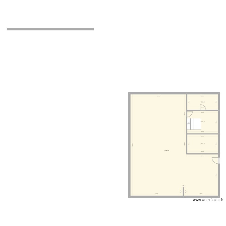 maison Fontaine. Plan de 4 pièces et 184 m2