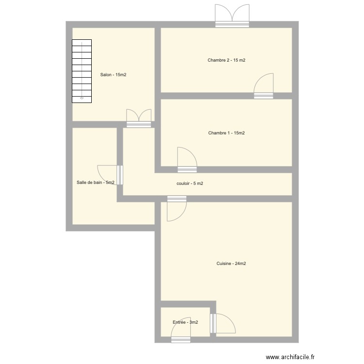 CHIRONNAUD. Plan de 0 pièce et 0 m2