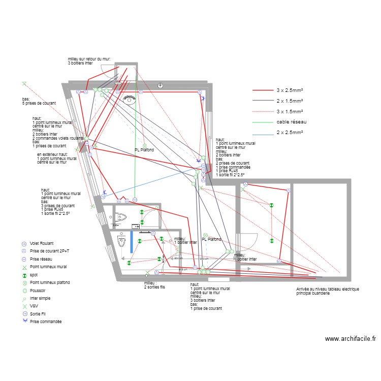 plan réduit electricité 7 juin. Plan de 0 pièce et 0 m2