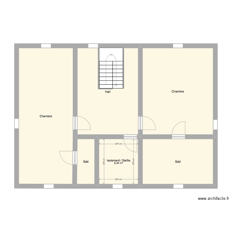 maison-2e. Plan de 0 pièce et 0 m2