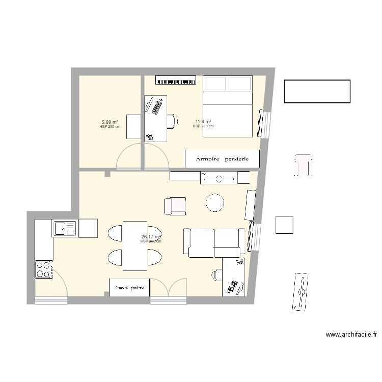 Luc 7 après visite. Plan de 0 pièce et 0 m2