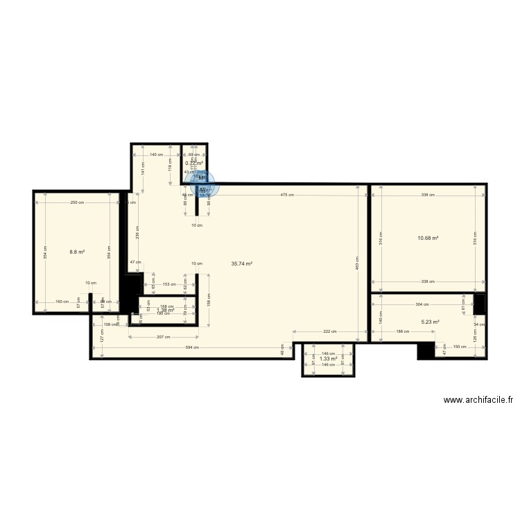 SAINT CLOUD 5. Plan de 0 pièce et 0 m2