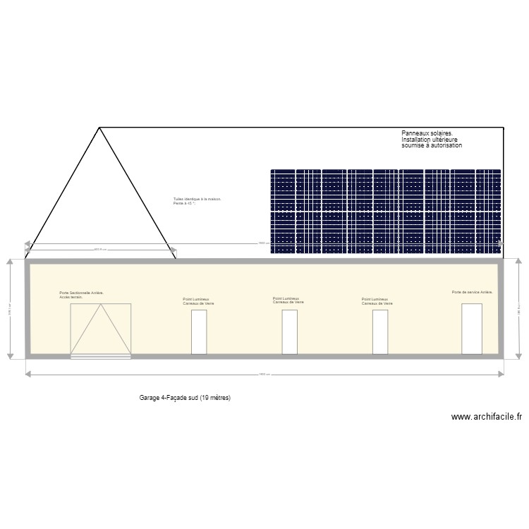 Garage 4. Plan de 0 pièce et 0 m2