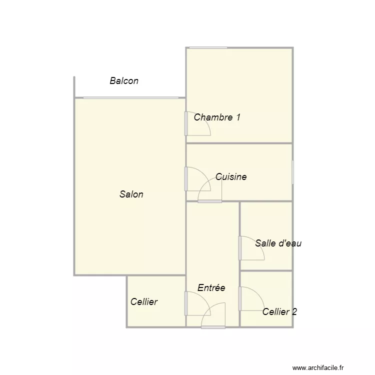 Croquis MARIE Colette. Plan de 