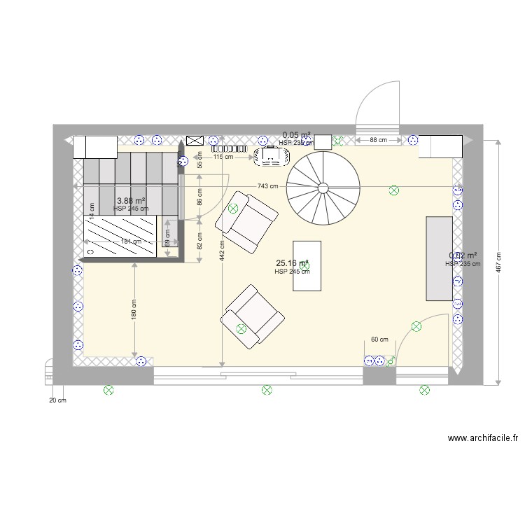 plan cuisine et salle de bain 2. Plan de 0 pièce et 0 m2