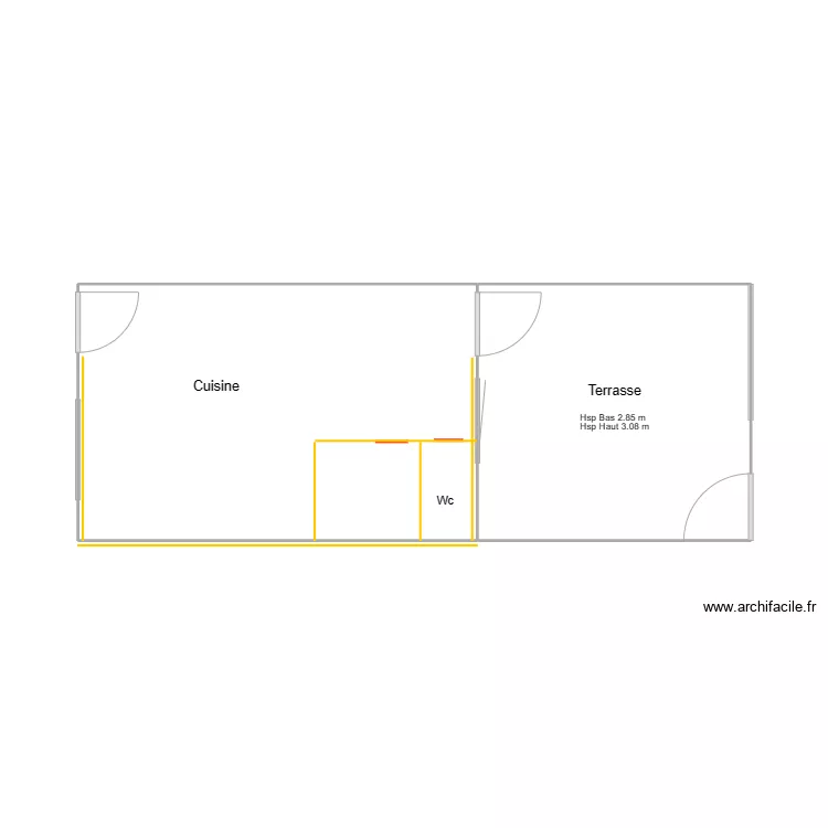 Plan &eacute;lectrique 2. Plan de 