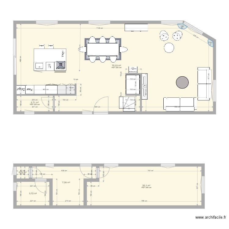 PLAN MAISON BALBRONN APRES 4. Plan de 0 pièce et 0 m2