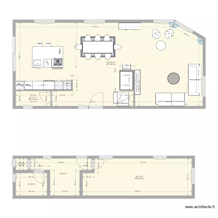 PLAN MAISON BALBRONN APRES 4. Plan de 