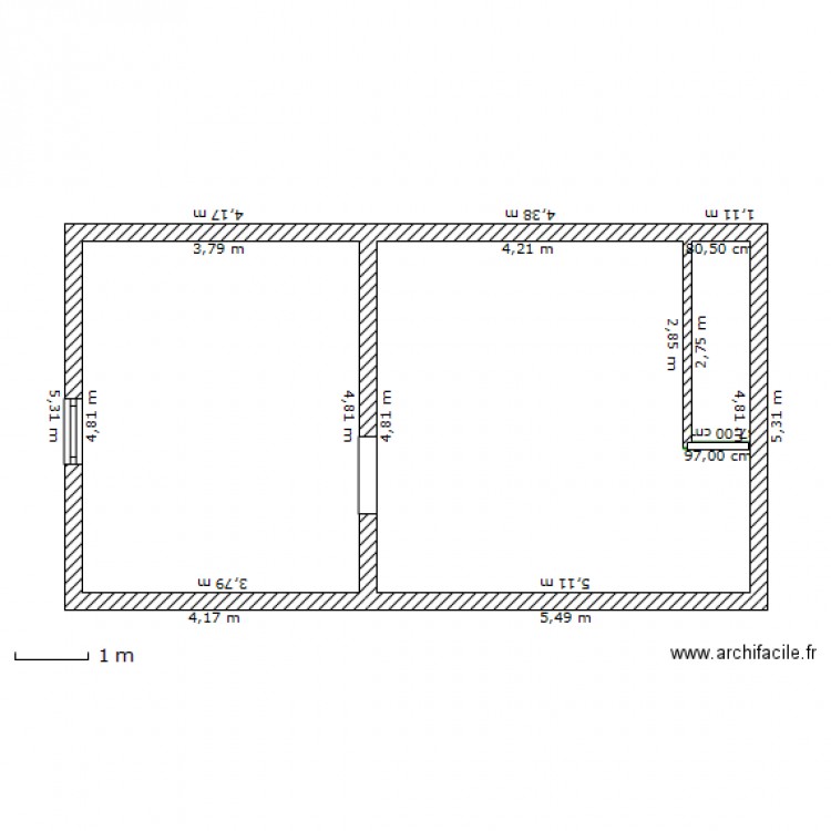 ETAGE MAISON . Plan de 0 pièce et 0 m2
