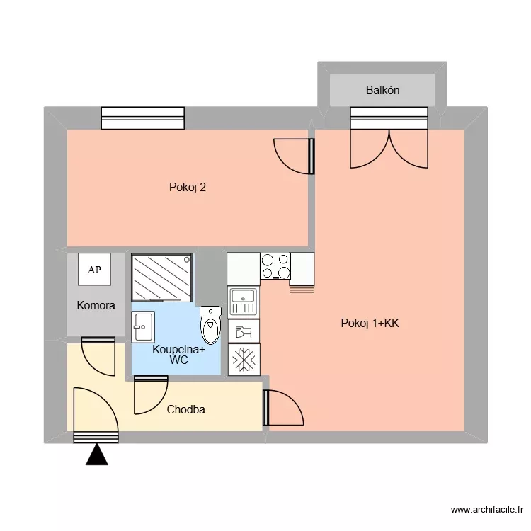 Lipová 2903 byt 18. Plan de 11 Pièces et 161 m² Lipová 2903 byt 18. Plan de 11 Pièces et 161 m²