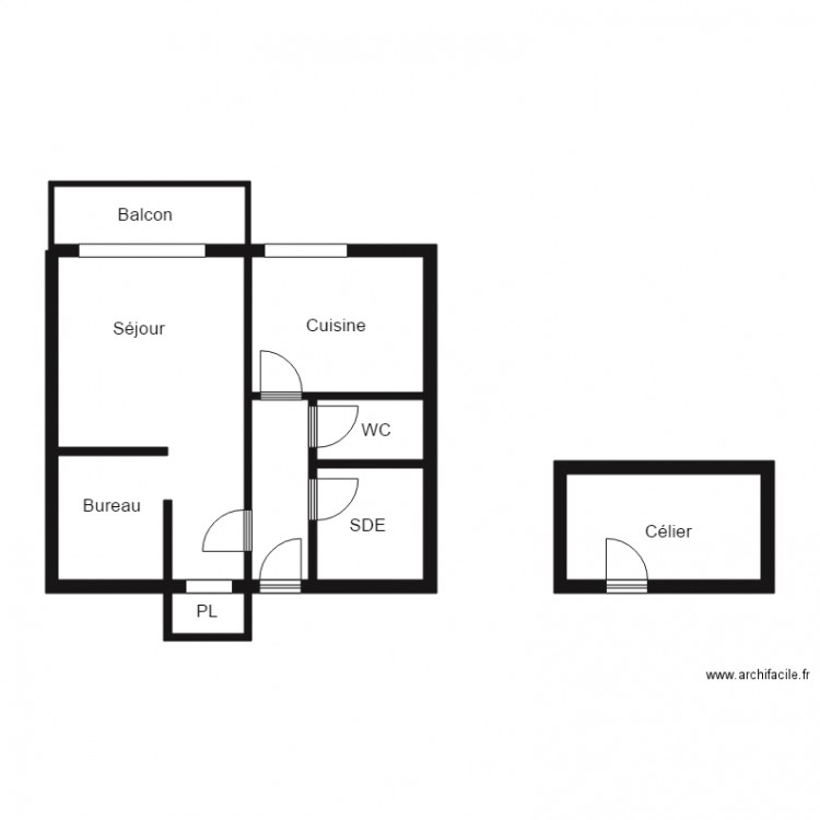 RONDEL. Plan de 0 pièce et 0 m2