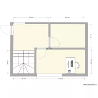 escalier c&ocirc;t&eacute; vitre 