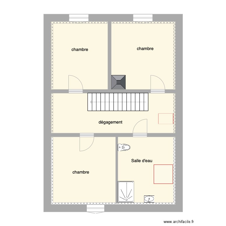 taglang projet etage. Plan de 0 pièce et 0 m2