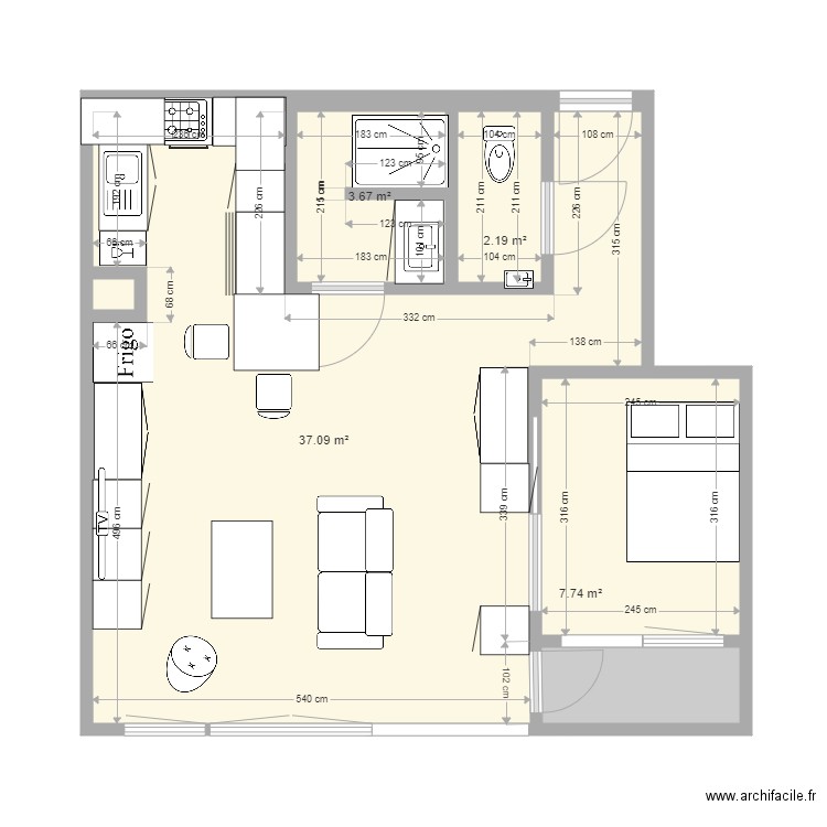 Roosevelt 264 b8. Plan de 0 pièce et 0 m2