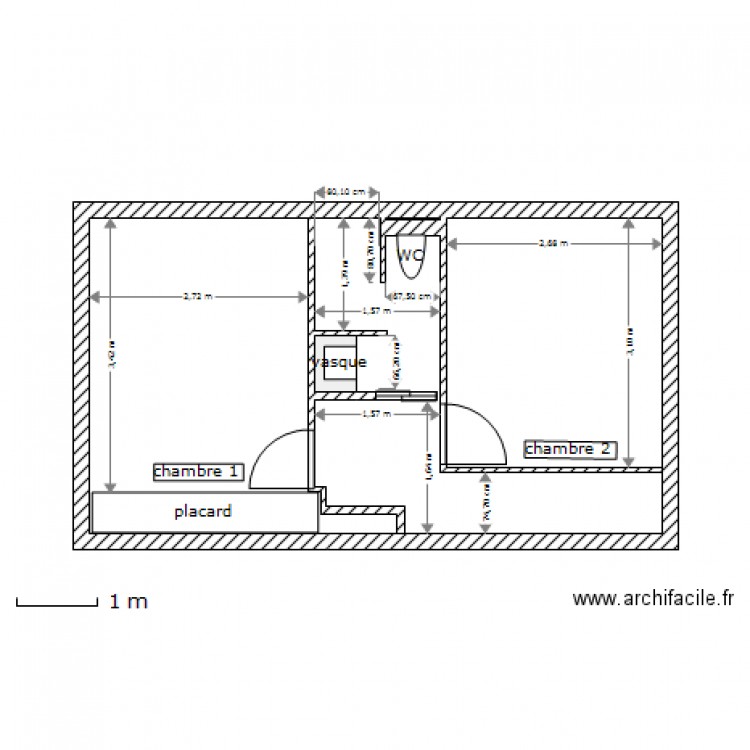 essai. Plan de 0 pièce et 0 m2