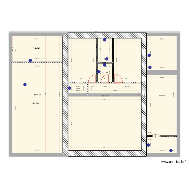 new plan grange mur evacuation. Plan de 0 pièce et 0 m2