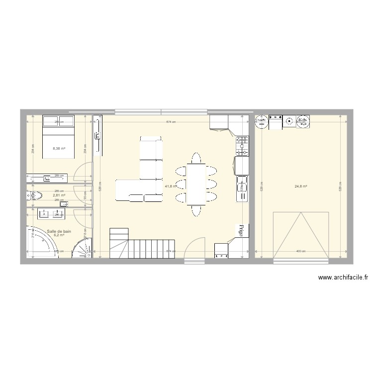 rez de chaussé. Plan de 0 pièce et 0 m2