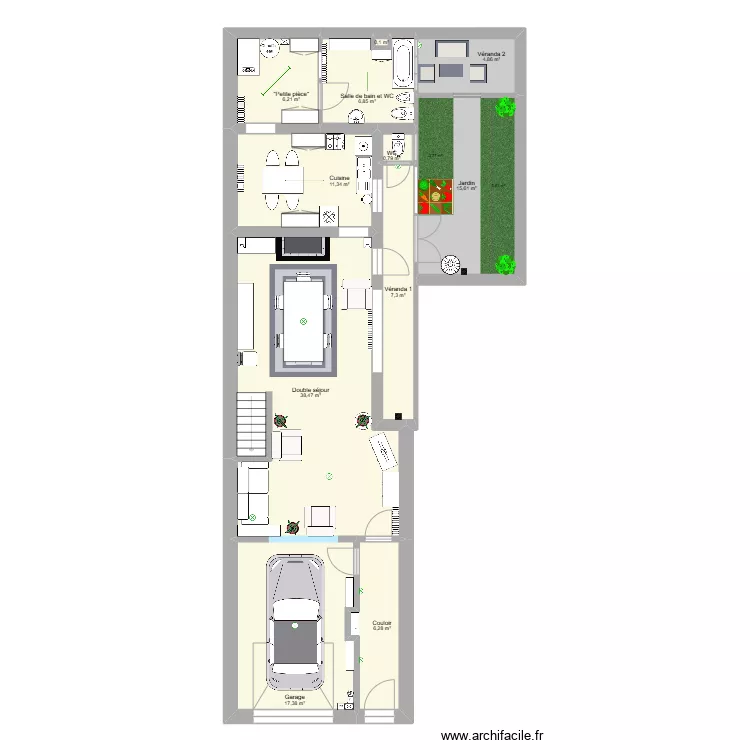 R. de la Limite (Rez-de-Chaussée). Plan de R. de la Limite (Rez-de-Chaussée). Plan de