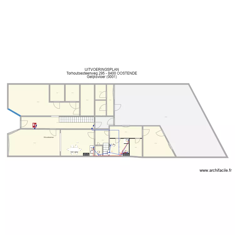 TORHOUT REZ  WATER EAU. Plan de 