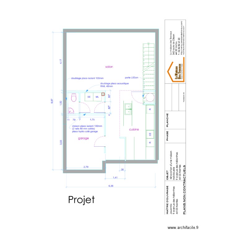 JOUANIC RESEAUX. Plan de 0 pièce et 0 m2