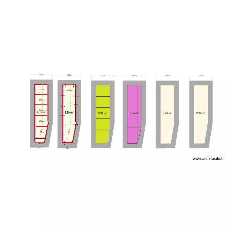 WC salle de bain 1. Plan de 