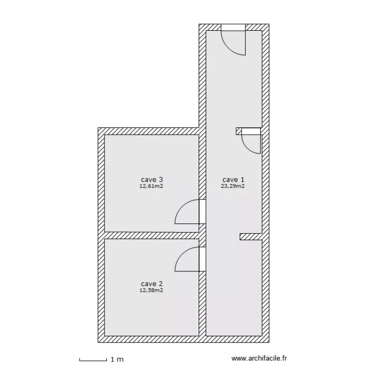 cave. Plan de cave. Plan de