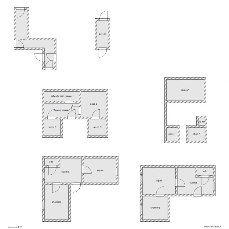 domenicucci. Plan de 0 pièce et 0 m2