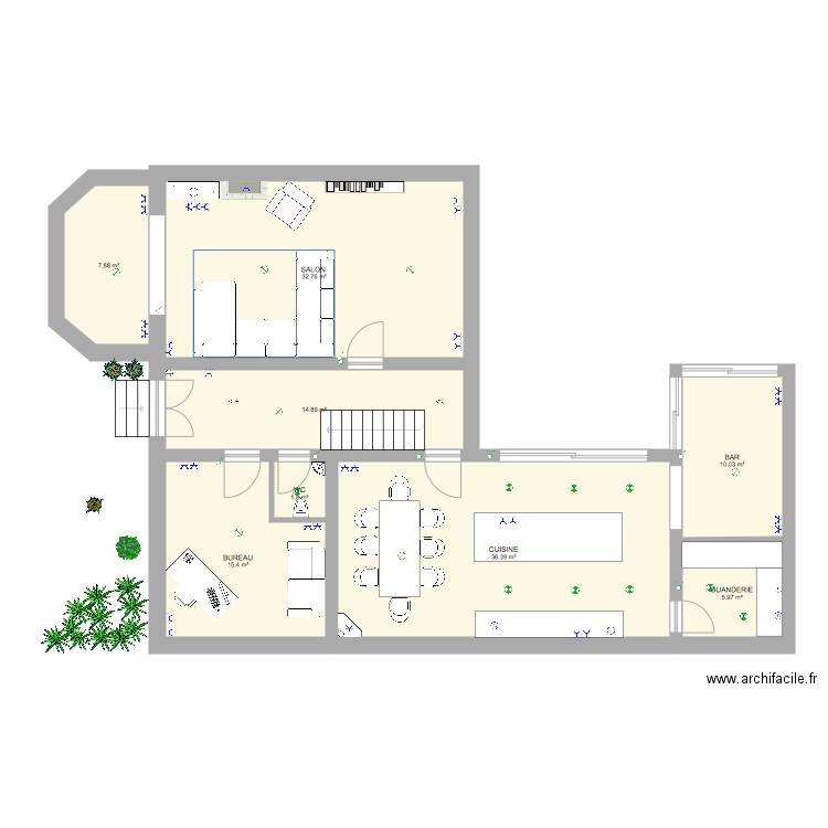 Rez Electricité. Plan de 0 pièce et 0 m2