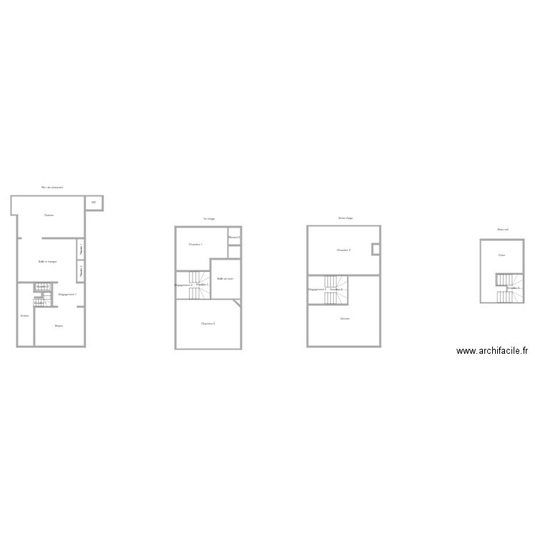 AMAGNE  PL Mairie. Plan de 0 pièce et 0 m2