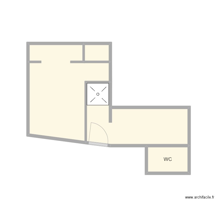 logement A32 st louis. Plan de 3 pièces et 14 m2