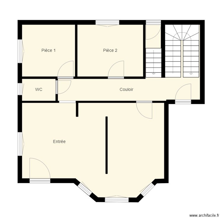 Croquis Rch HEMING. Plan de 0 pièce et 0 m2