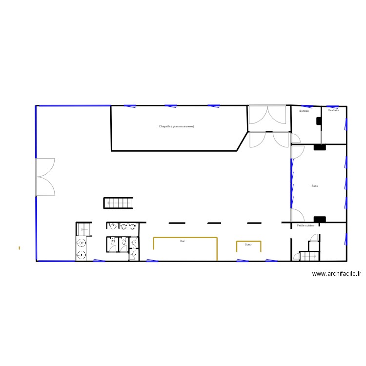 Château du Biez rez. Plan de 0 pièce et 0 m2