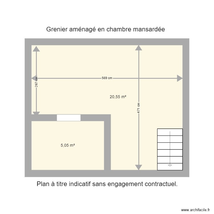 mattéoti grenier. Plan de 0 pièce et 0 m2