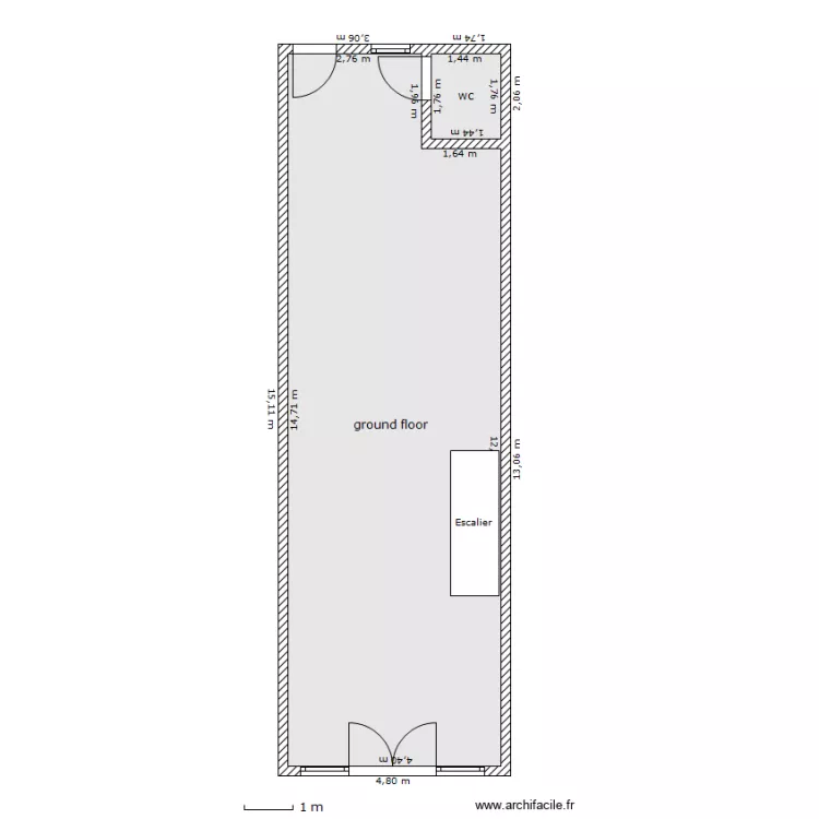 babystore Marina ground floor. Plan de babystore Marina ground floor. Plan de