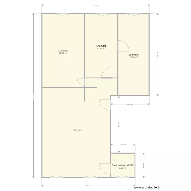 plan WANG KINSIN. Plan de 