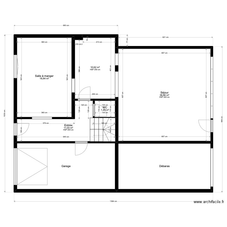 Romain Anne So actuel. Plan de 8 pièces et 117 m2