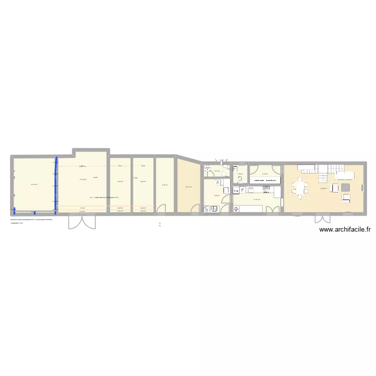 neuve02. Plan de 25  et 149 m²