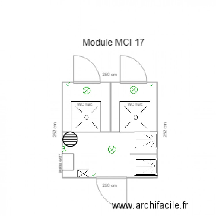 MCI 17. Plan de 0 pièce et 0 m2