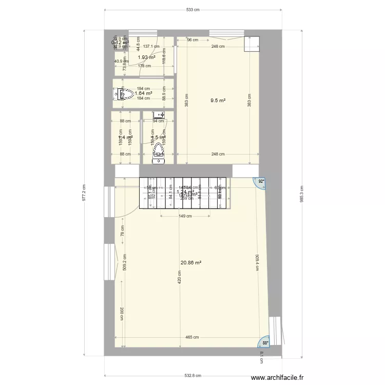 Ouistreham 1. Plan de 