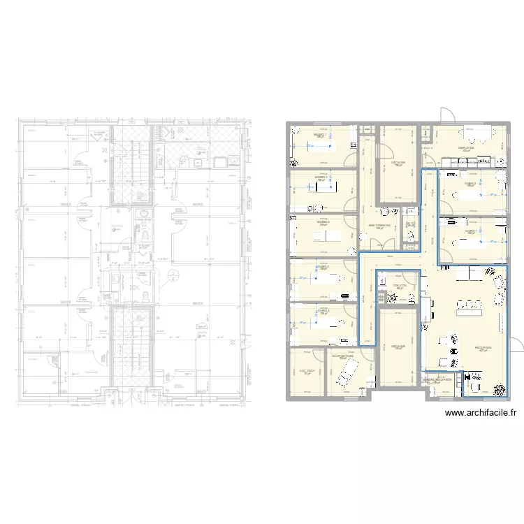 Clinique 27 septembre 2022. Plan de 
